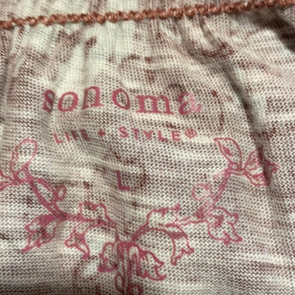 Sonoma Boho Cotton/Modal Top Large - Picture 5 of 6